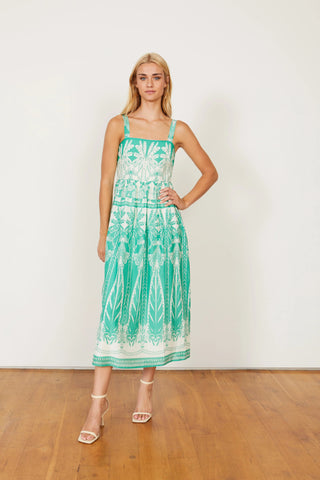 Piper Woodcarved Palm Dress - Caballero Collection - Color Game