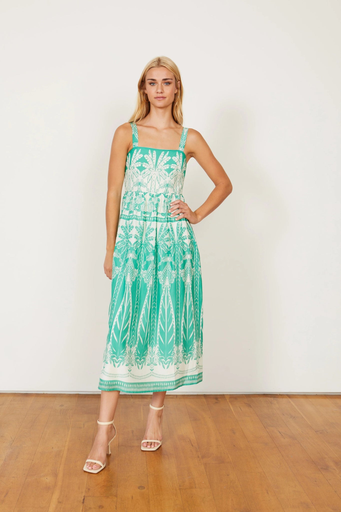 Piper Woodcarved Palm Dress - Caballero Collection - Color Game