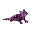 Purple Beaded Horned Frog Brooch - Mignonne Gavigan - Color Game