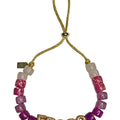 Purple Ombre Eye Candy "Frogs" ID Bracelet - Lucky Star Jewels - Color Game