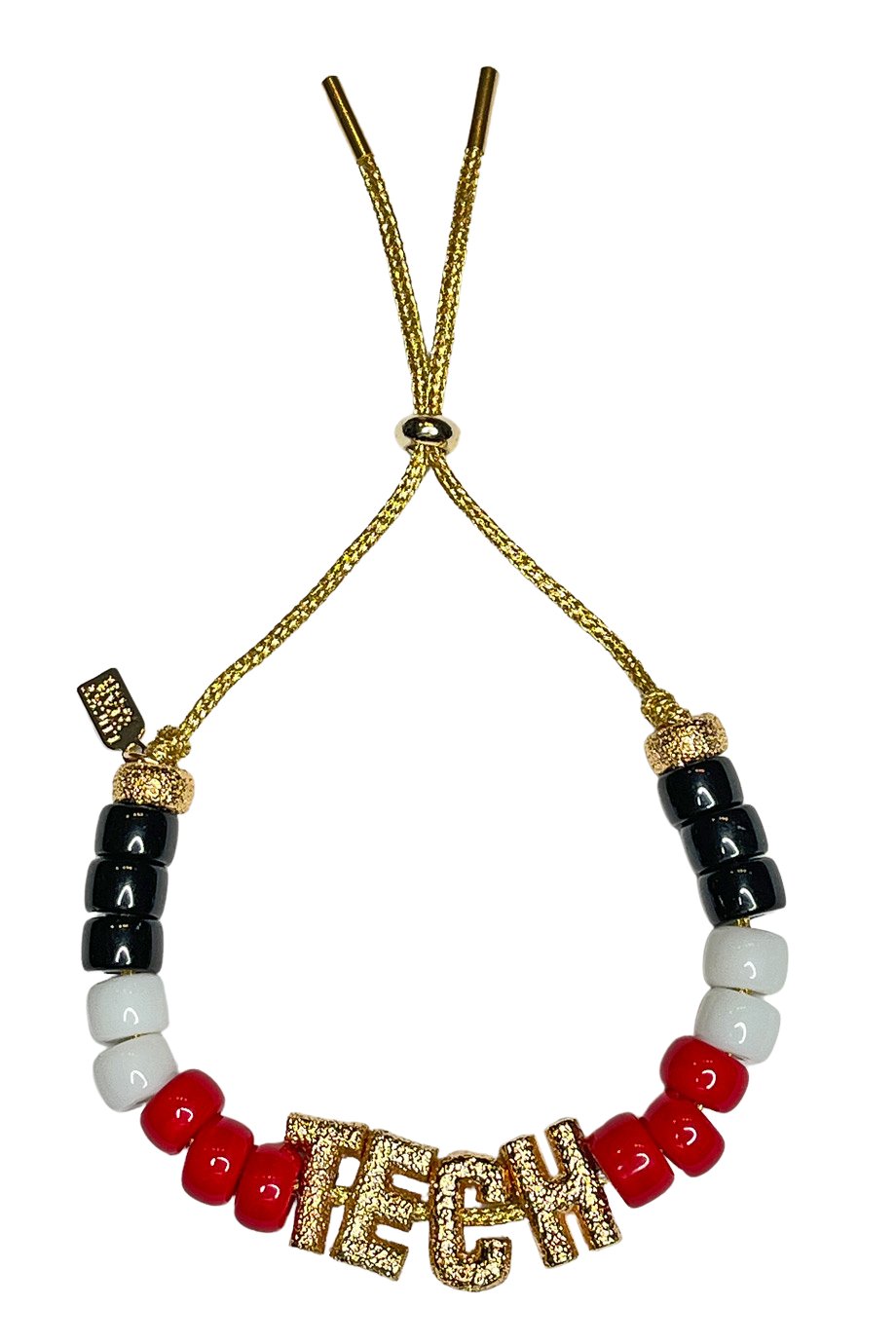 Red + Black Eye Candy "Tech" ID Bracelet - Lucky Star Jewels - Color Game