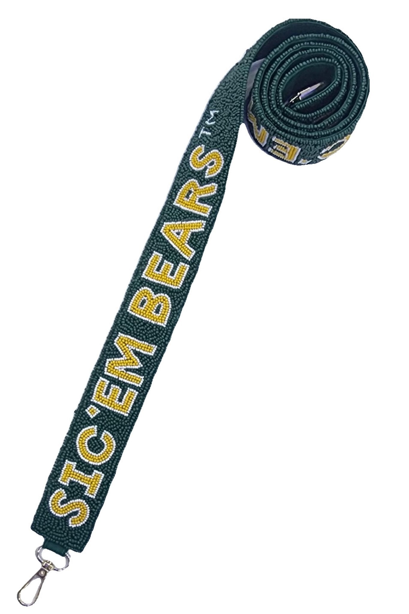SIC 'EM Bears Green Beaded Bag Strap - Pizzazz, Inc. - Color Game