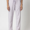 Straight Leg Waffle Knit Pant Thistle - Lilla P - Color Game