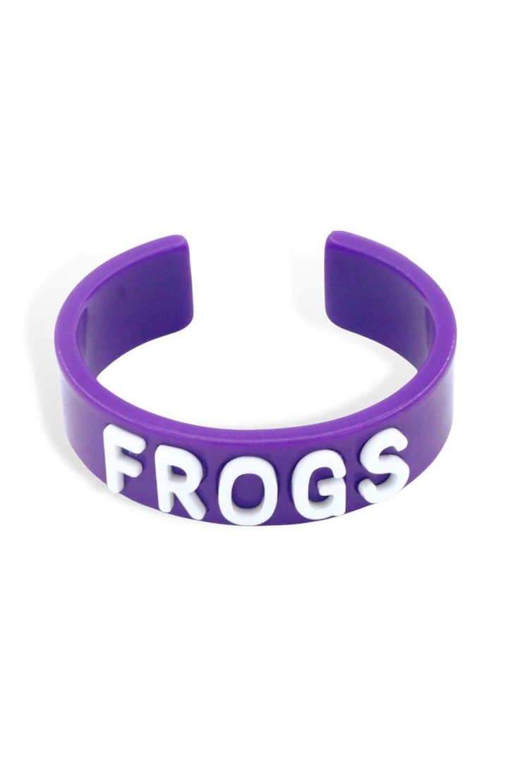 TCU Purple Frogs Cuff - Brianna Cannon - Color Game