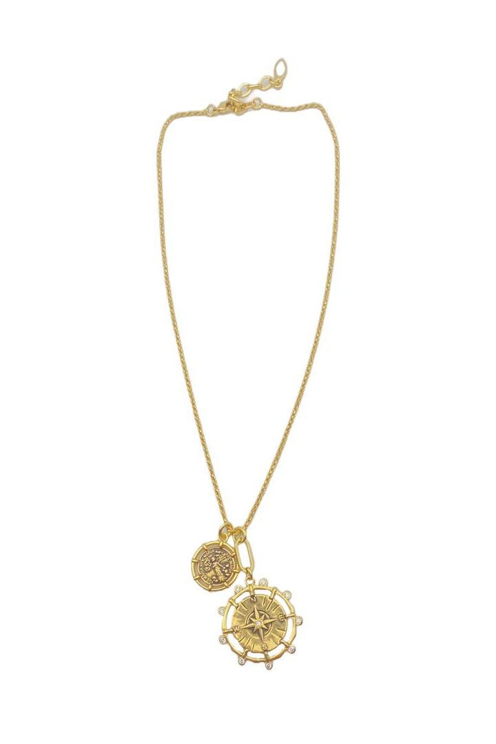 Tessa Coin Charm Necklace - Mignonne Gavigan - Color Game