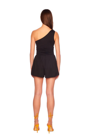 Twist One-Shoulder Romper - Susana Monaco - Color Game