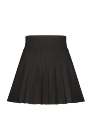 Viscose Pleated Tennis Skirt Black - Minnie Rose - Color Game