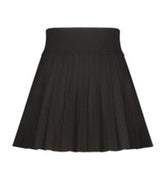 Viscose Pleated Tennis Skirt Black - Minnie Rose - Color Game