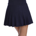 Viscose Pleated Tennis Skirt Navy - Minnie Rose - Color Game