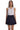 Viscose Pleated Tennis Skirt Navy - Minnie Rose - Color Game