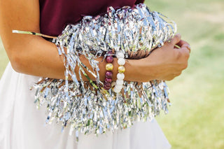 White Beaded Briana Bracelet - Brianna Cannon - Color Game