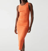 Wren Ribbed Midi Dress Heatwave - Michael Stars - Color Game