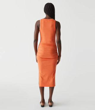 Wren Ribbed Midi Dress Heatwave - Michael Stars - Color Game